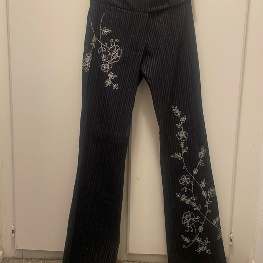 Pinstripe pants